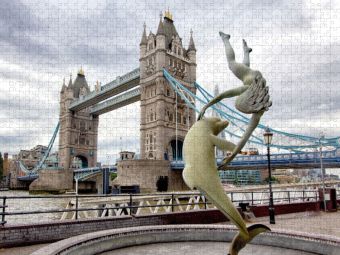 Produktbild: CALVENDO Puzzle London Bridge | 1000 Teile Lege-Gr&ouml;&szlig;e 64x48cm Foto-Puzzle f&uuml;r gl&uuml;ckliche Stunden
