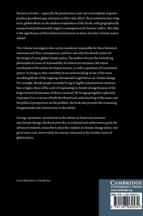 Produktbild: Climate Justice and Historical Emissions