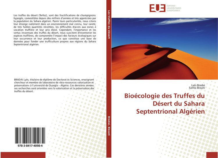 Produktbild: Bio&eacute;cologie des Truffes du D&eacute;sert du Sahara Septentrional Alg&eacute;rien