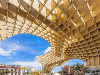 Produktbild: CALVENDO Puzzle Metropol Parasol in Sevilla | 1000 Teile Lege-Gr&ouml;&szlig;e 64x48cm Foto-Puzzle f&uuml;r gl&uuml;ckliche Stunden