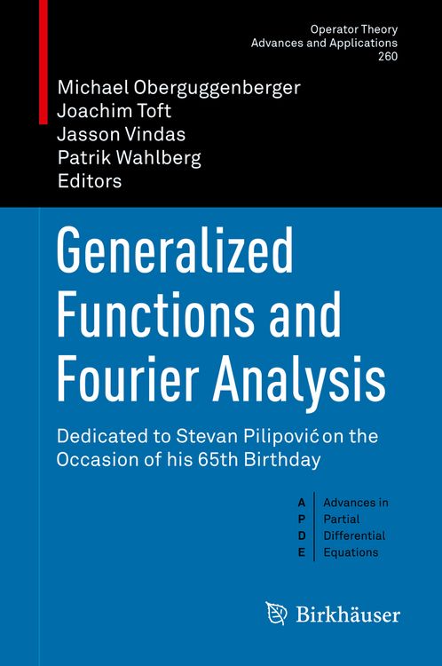 Produktbild: Generalized Functions and Fourier Analysis