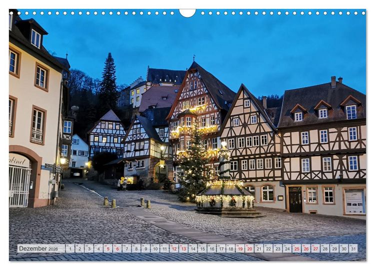 Produktbild: Miltenberg neu entdeckt (Wandkalender 2026 DIN A3 quer), CALVENDO Monatskalender