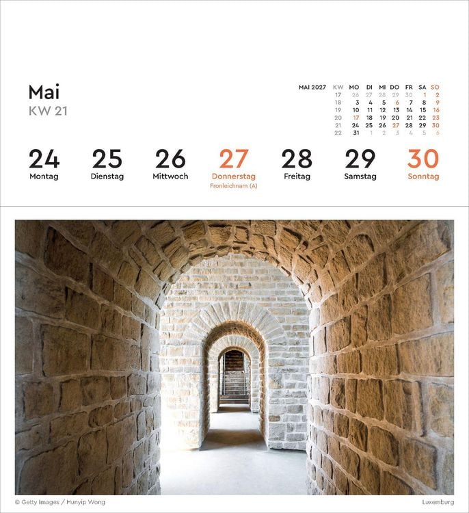 Produktbild: T&uuml;ren - KUNTH Postkartenkalender 2027