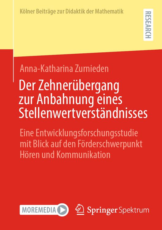 Produktbild: Der Zehner&uuml;bergang zur Anbahnung eines Stellenwertverst&auml;ndnisses