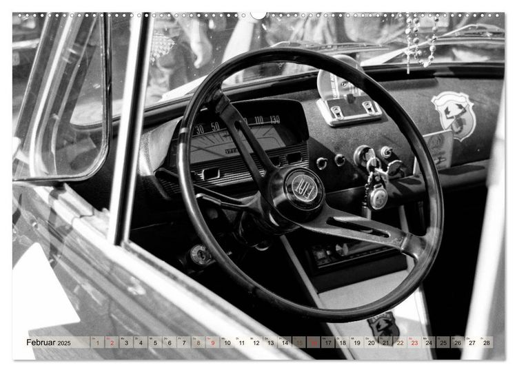 Produktbild: il Cinquecento - Details im Fokus - im Look eines legend&auml;ren Analogfilms (hochwertiger Premium Wandkalender 2025 DIN A2 quer), Kunstdruck in Hochglanz
