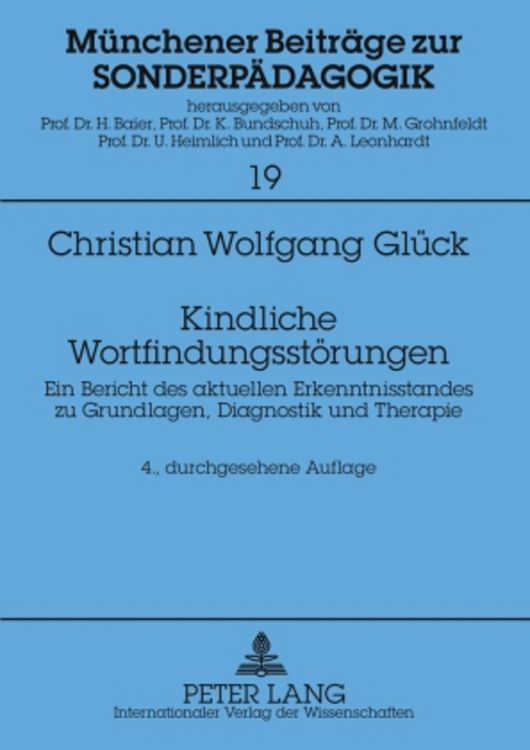Produktbild: Kindliche Wortfindungsst&ouml;rungen