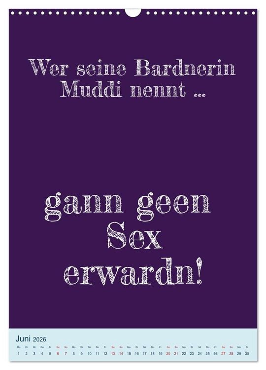 Produktbild: Ningeln&auml;sorum! Mundart und Dialekt Kalender Sachsen (Wandkalender 2026 DIN A3 hoch), CALVENDO Monatskalender