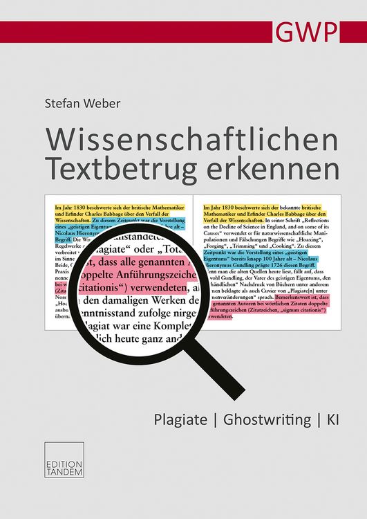Produktbild: Wissenschaftlichen Textbetrug erkennen