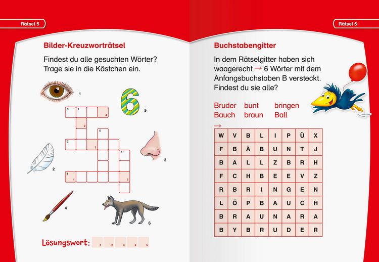 Produktbild: Leserabe R&auml;tselspa&szlig; - Kreuzwortr&auml;tsel zum Lesenlernen (1. Lesestufe)