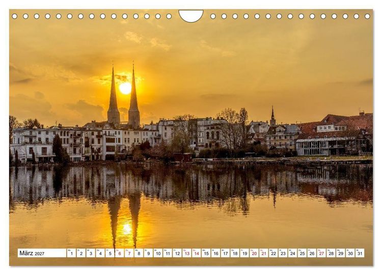 Produktbild: L&uuml;beck &ndash; Poetische Ansichten (Wandkalender 2027 DIN A4 quer), CALVENDO Monatskalender