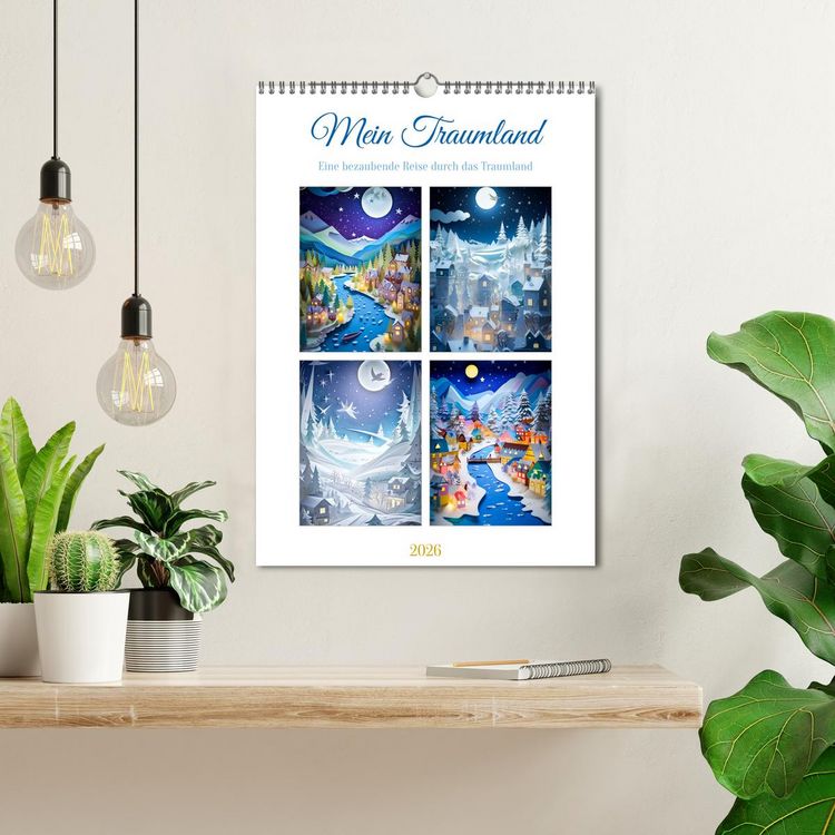 Produktbild: Mein Traumland (Wandkalender 2026 DIN A3 hoch), CALVENDO Monatskalender