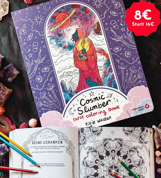 Produktbild: Cosmic Slumber Tarot Coloring Book