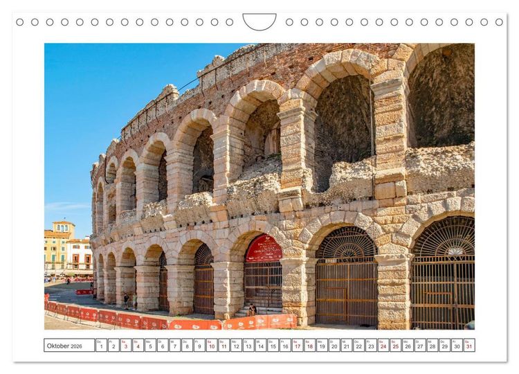 Produktbild: Verona - malerische Stadt mit Charme (Wandkalender 2026 DIN A4 quer), CALVENDO Monatskalender