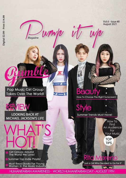 Produktbild: Pump it up Magazine - K-Pop Sensation RUMBLE G - August 2021