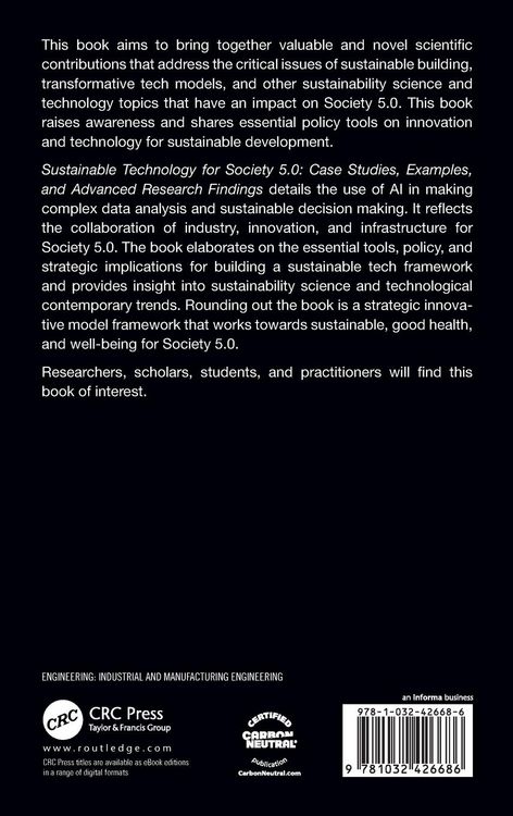 Produktbild: Sustainable Technology for Society 5.0