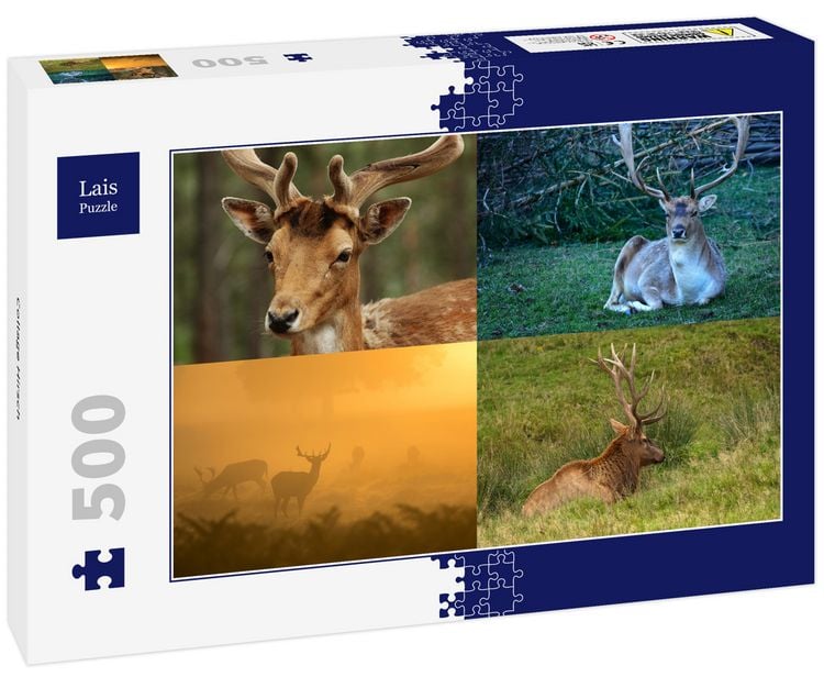 Produktbild: Lais Puzzle Collage Hirsch 500 Teile