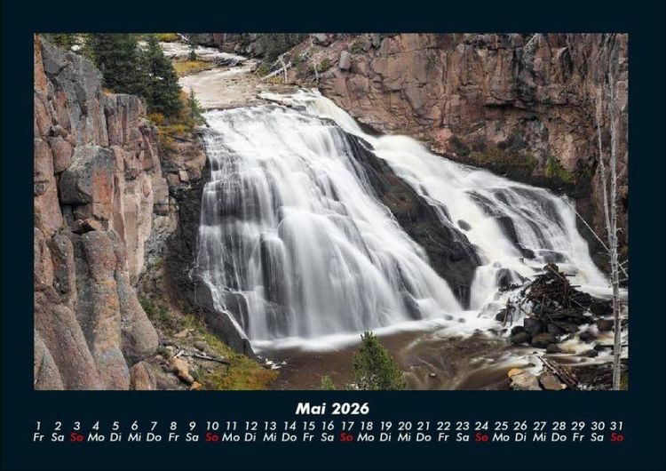 Produktbild: Wasserf&auml;lle 2026 Fotokalender DIN A4
