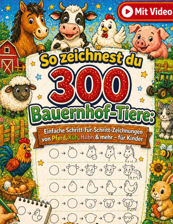 Produktbild: So zeichnest du 300 Bauernhof