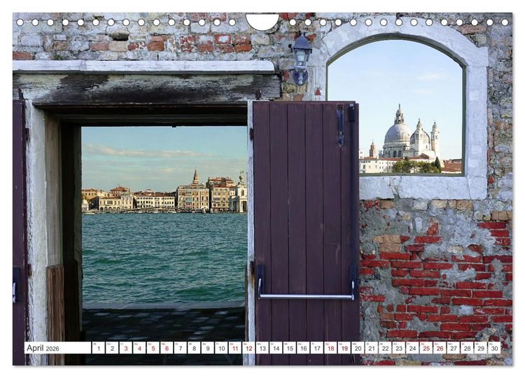 Produktbild: Venedig - pittoreske Sch&ouml;nheit (Wandkalender 2026 DIN A4 quer), CALVENDO Monatskalender