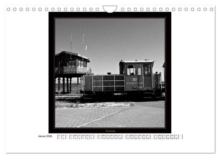 Produktbild: Wangerooge in Fine Art (Wandkalender 2026 DIN A4 quer), CALVENDO Monatskalender