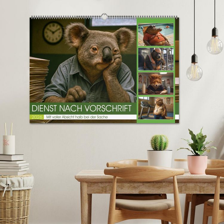 Produktbild: Dienst nach Vorschrift (Wandkalender 2026 DIN A2 quer), CALVENDO Monatskalender