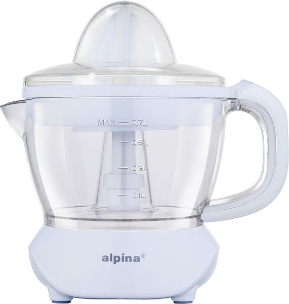 Produktbild: ALPINA Elektrische Zitruspresse, 700ml, 25W, wei&szlig;