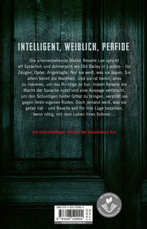 Produktbild: Die Dolmetscherin - Ihre &Uuml;bersetzung entscheidet &uuml;ber das Urteil
