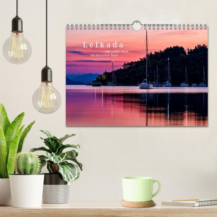 Produktbild: Lefkada - die wei&szlig;e Perle im Ionischen Meer (Wandkalender 2026 DIN A4 quer), CALVENDO Monatskalender