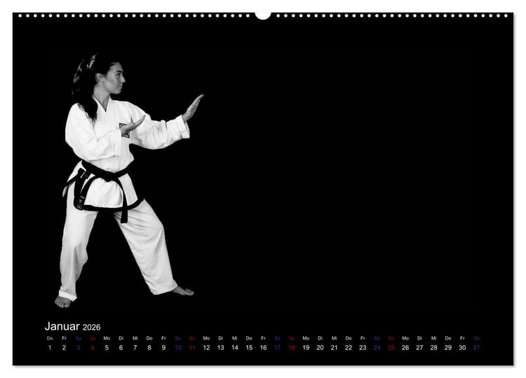 Produktbild: Traditionelles Taekwon-Do (hochwertiger Premium Wandkalender 2026 DIN A2 quer), Kunstdruck in Hochglanz