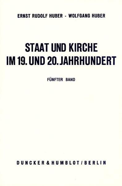 Produktbild: Staat und Kirche im 19. und 20. Jahrhundert.