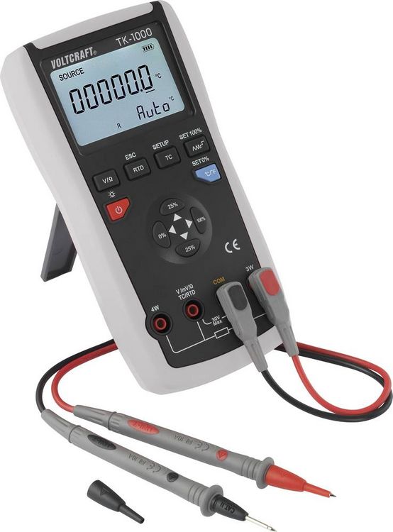 Produktbild: VOLTCRAFT TK-1000 Kalibrator Temperatur, Spannung