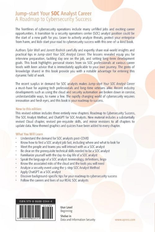 Produktbild: Jump-start Your SOC Analyst Career