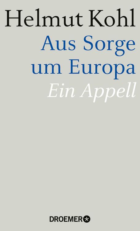 Produktbild: Aus Sorge um Europa