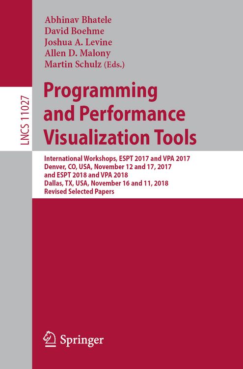 Produktbild: Programming and Performance Visualization Tools