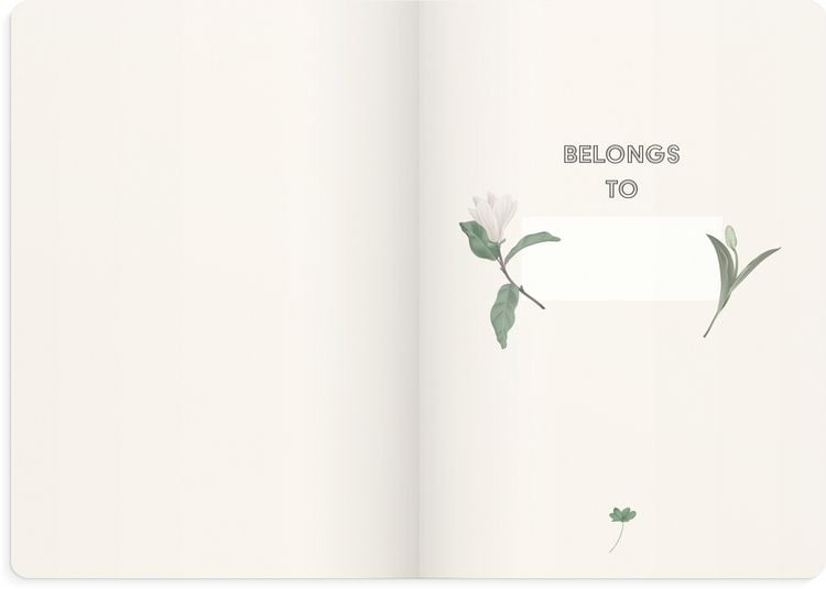 Produktbild: Burde Notizbuch Deluxe A5 Floral