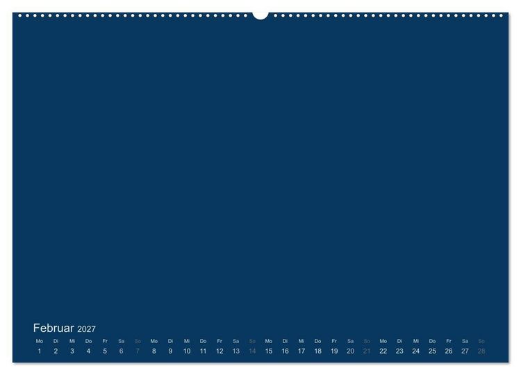Produktbild: Bastelkalender - Dunkelblau (Wandkalender 2027 DIN A2 quer), CALVENDO Monatskalender