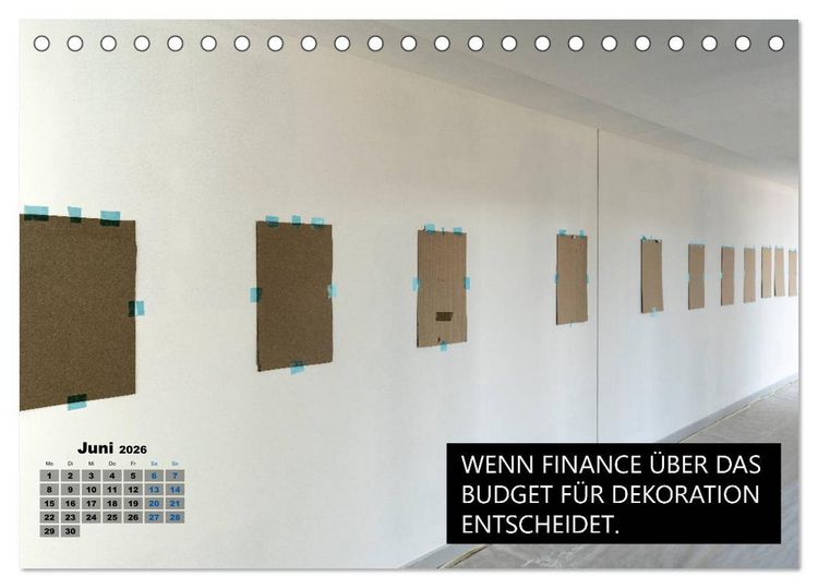 Produktbild: Humor in der Bauindustrie (Tischkalender 2026 DIN A5 quer), CALVENDO Monatskalender
