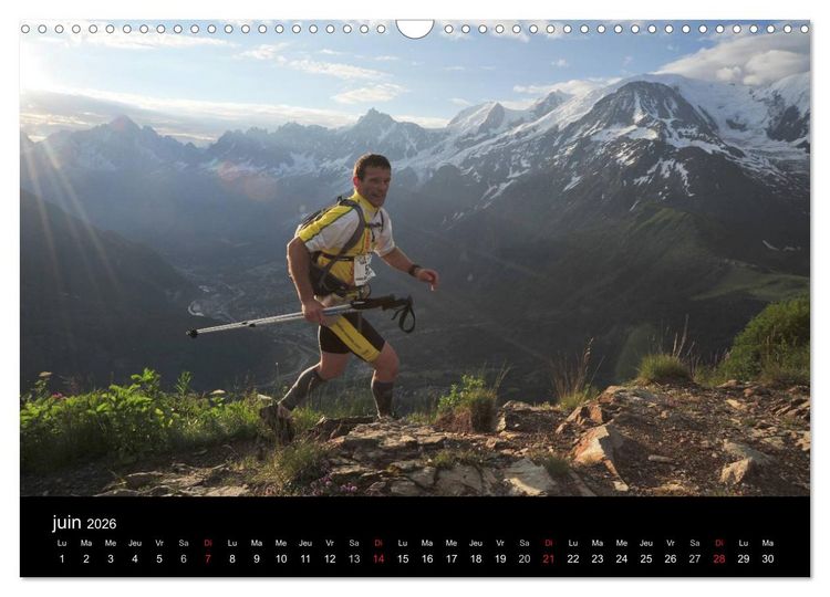 Produktbild: Trail Running De l'Envie &agrave; la Passion (Calendrier mural 2026 DIN A3 vertical), CALVENDO calendrier mensuel