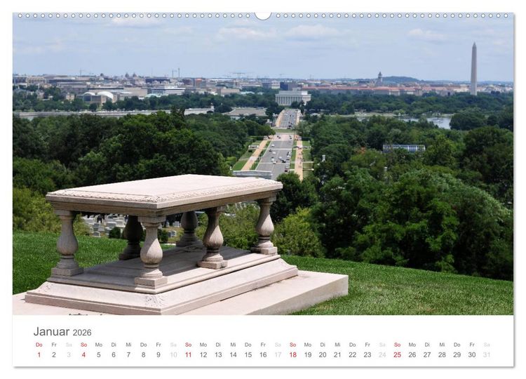 Produktbild: Washington im Auge des Fotografen (Wandkalender 2026 DIN A2 quer), CALVENDO Monatskalender
