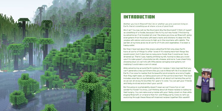 Produktbild: The Crafter's Kitchen: An Official Minecraft Cookbook for Young Chefs and Their Families
