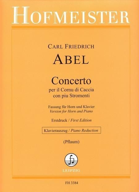 Produktbild: Abel, C: Concerto per il Cornu di Caccia con piu Stromenti