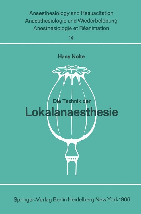 Produktbild: Die Technik der Lokalanaesthesie