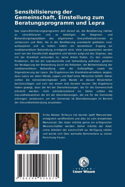 Produktbild: Sensibilisierung der Gemeinschaft, Einstellung zum Beratungsprogramm und Lepra