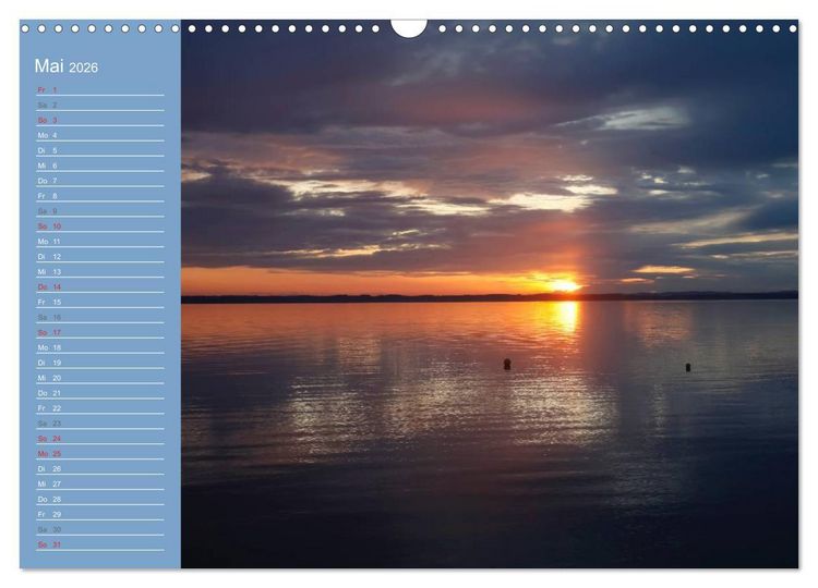 Produktbild: Am sch&ouml;nen Chiemsee (Wandkalender 2026 DIN A3 quer), CALVENDO Monatskalender