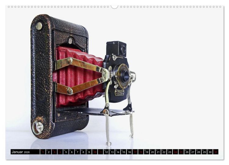 Produktbild: Alte Fotoapparate - Kameras von Kodak der Jahre 1905 bis 1977 (hochwertiger Premium Wandkalender 2026 DIN A2 quer), Kunstdruck in Hochglanz
