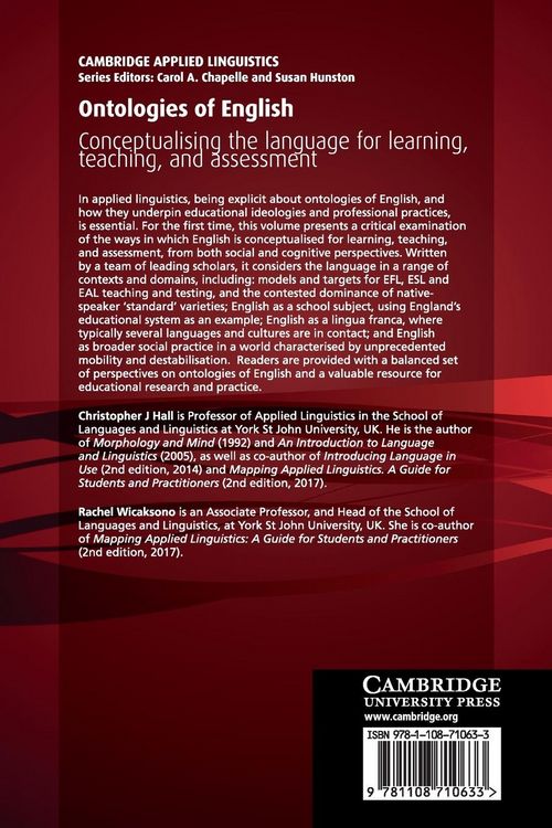 Produktbild: Ontologies of English