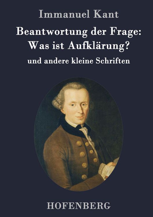 Produktbild: Beantwortung der Frage: Was ist Aufkl&auml;rung?