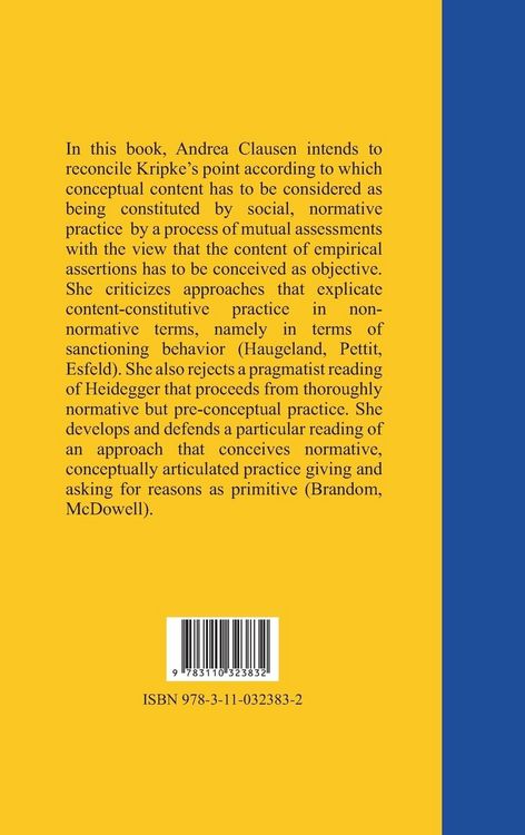 Produktbild: How can conceptual content be social and normative, and, at the same time, be objective?