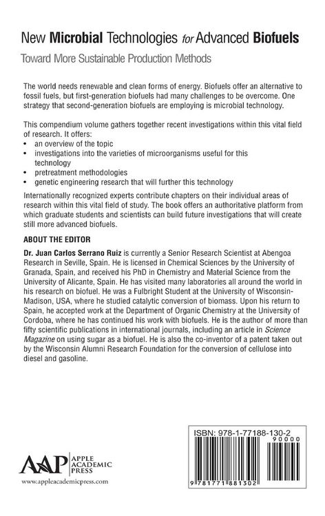 Produktbild: New Microbial Technologies for Advanced Biofuels
