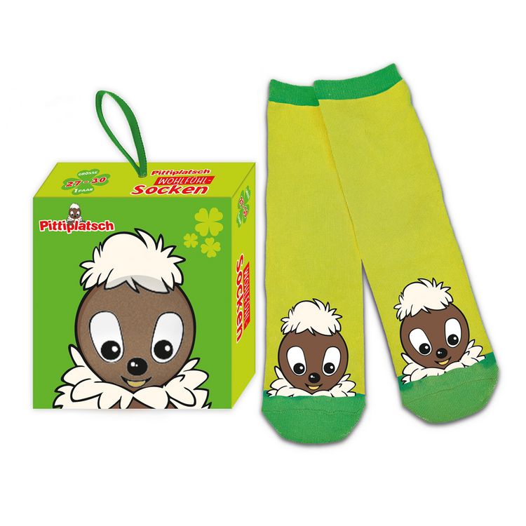Produktbild: TR&Ouml;TSCH - Unser Sandm&auml;nnchen Pittiplatsch Kindersocken Gr&ouml;&szlig;e 27 bis 30